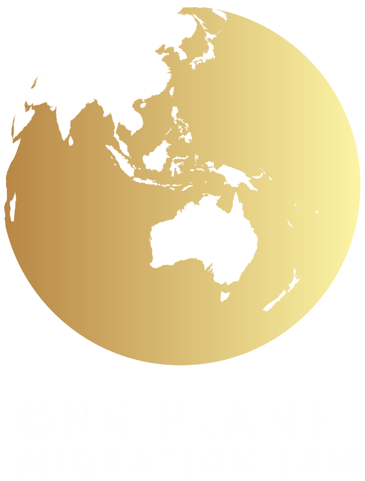 One Planet Migration Law logo